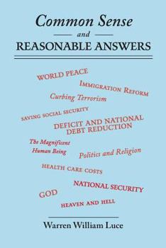 Paperback Common Sense and Reasonable Answers Book