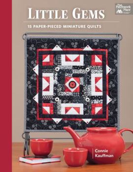 Paperback Little Gems: 15 Paper-Pieced Miniature Quilts Book