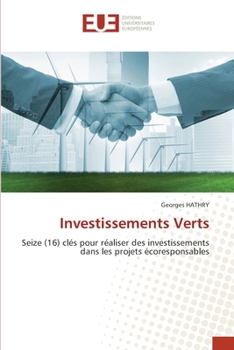 Paperback Investissements Verts [French] Book