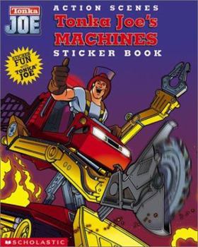 Paperback Action Scenes Tonka Joe's Machines Sticker Book