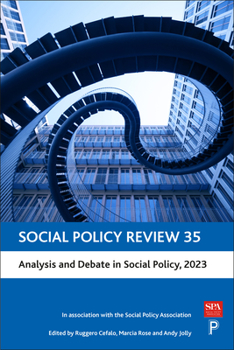 Hardcover Social Policy Review 35: Analysis and Debate in Social Policy, 2023 Book