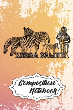 Composition Notebook: 110 Blank Lined Papers - 6x9 Personalized Customized Elephant Composition Notebook Journal Gift For Zebra Lovers