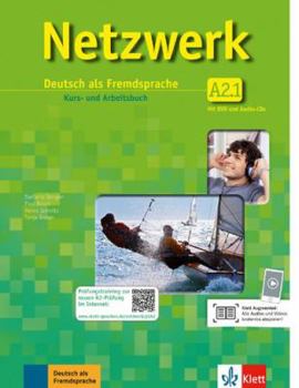 Paperback Netzwerk a2, libro del alumno y libro de ejercicios, parte 1 + 2 cd + dvd [German] Book