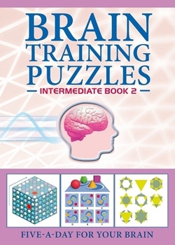 Paperback Brain Training Puzzles Intermediate Book 2 Book