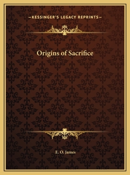 Hardcover Origins of Sacrifice Book