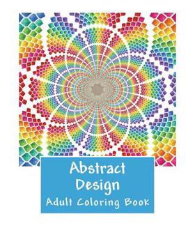 Paperback Abstract Design Adult Coloring Book