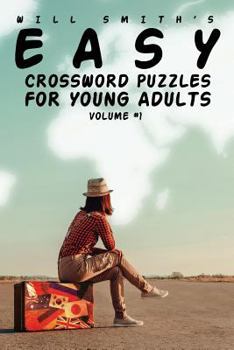Paperback Easy Crossword Puzzles For Young Adults - Volume 1 Book