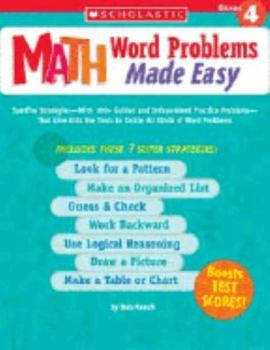 Paperback Math Word Problems Made Easy: Grade 4 Book