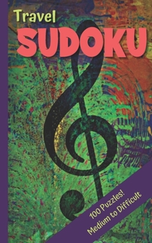 Paperback Travel Sudoku: Sudoku Medium to Hard Book