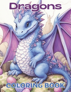 Paperback Dragons Coloring Book for all ages, embark on a charming, creative and artistic journey. Book