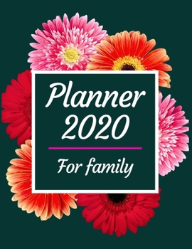 Planner 2020 for family: Jan 1, 2020 to Dec 31, 2020: Weekly & Monthly Planner + Calendar Views (2020 Pretty Simple Planners)