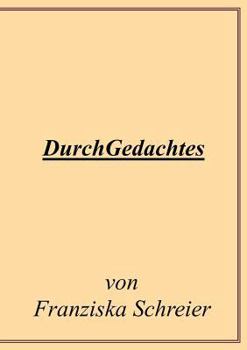 Paperback DurchGedachtes [German] Book