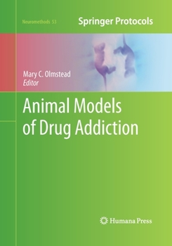 Paperback Animal Models of Drug Addiction Book