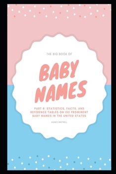 The Big Book of Baby Names Part 8: Statistics, Facts, and Reference Tables on 100 prominent Baby Names in the United States