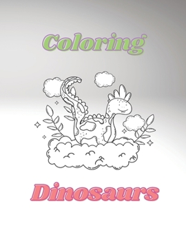 Paperback Coloring: Dinosaurs Book