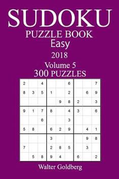 Paperback 300 Easy Sudoku Puzzle Book - 2018 Book