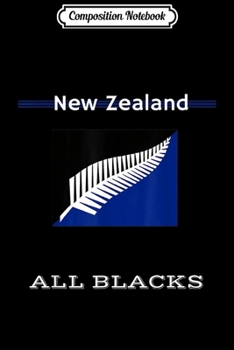 Composition Notebook: New Zealand Rugby - Maori Rugby Team NZ Silver Fern Journal/Notebook Blank Lined Ruled 6x9 100 Pages