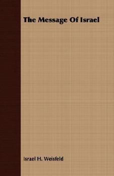 Paperback The Message of Israel Book