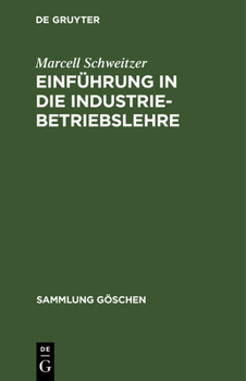 Hardcover Einführung in die Industriebetriebslehre [German] Book