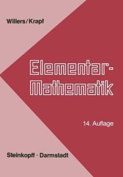 Paperback Elementar-Mathematik: Ein Vorkurs Zur Höheren Mathematik [German] Book