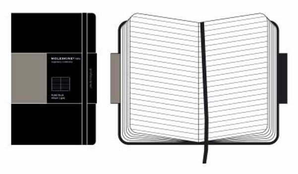 Hardcover Moleskine PRO Notebook, Hard Cover, A4 (8.25" x 11.75") Ruled/Lined, Black Book