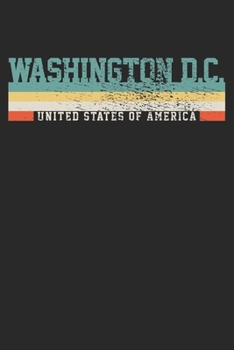 Paperback Notebook: Washington DC Ruled 6x9 120 Pages Book