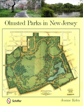 Hardcover Olmsted Parks in New Jersey Book