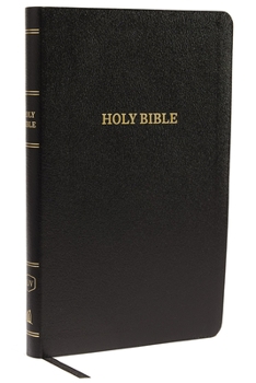 Bonded Leather KJV, Thinline Reference Bible, Bonded Leather, Black, Red Letter Edition Book