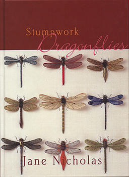 Hardcover Stumpwork Dragonflies Book
