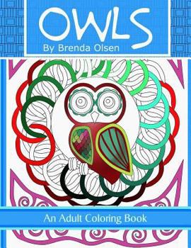 Paperback Owls: An adult coloring book