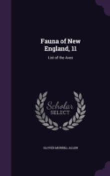 Hardcover Fauna of New England, 11: List of the Aves Book