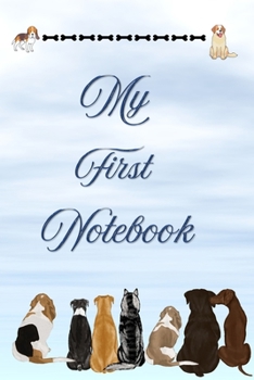 My First Notebook: 6x9 Cream Colored Pages - Great Gift - Pages For Doodling - For Sketching - For Memories - For Dreaming - For A Diary - Soft Cover - Beginner Friendly