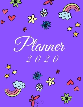 Paperback planner: planner 2020: Daily Planner gift girl profession Planner and calendar, Agenda, funny, cute, nice pretty, attractive, P Book