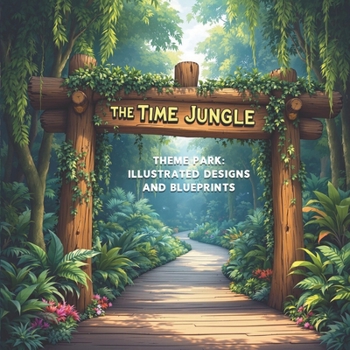 Paperback The Time Jungle: Theme Park Illustrated Designs and Blueprints Book