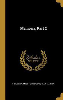 Hardcover Memoria, Part 2 [Spanish] Book