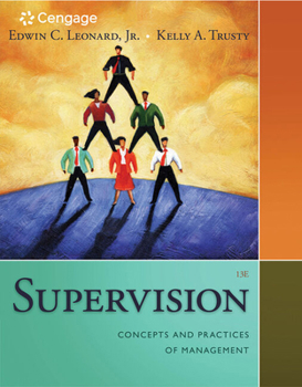 Paperback Supervision: Concepts and Practices of Management Book