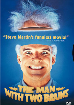 DVD The Man with Two Brains Book