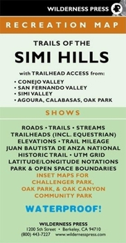 Map MAP Trails of the Simi Hills Book