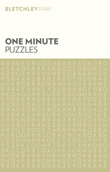Paperback Bletchley Park One Minute Puzzles Book