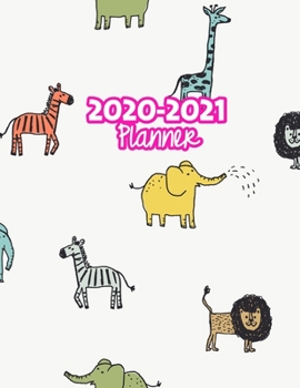 2020-2021 Planner: Two Year Calendar Organizer and Goal Journal | January 2020 - December 2021 Daily, Weekly and Monthly Planner Book with Back Sticker Expression Wall for 2 Years | Design Code 849902