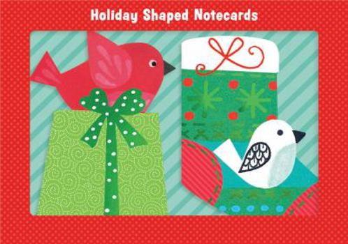 Cards Bird & Stocking Shaped Notecards Book