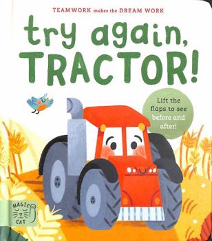 Hardcover Try Again Tractor! Book