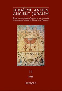 Paperback Judaisme Ancien 11, 2023 / Ancient Judaism, 11, 2023 [French] Book