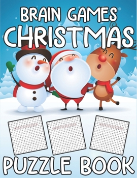 Paperback Brain Games Christmas Word Search: 8.5" x 11" Large Print - Fun Puzzlers Large Print Word Search Books for Kids [Large Print] Book