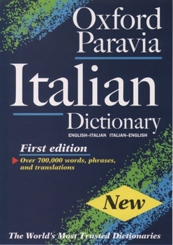 Hardcover Oxford-Paravia Italian Dictionary Book