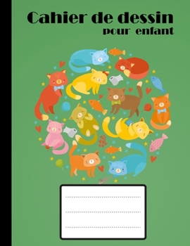 Cahier de Dessin pour enfant: papiers blancs Dimensions de 21 x 27,9 cm  pour dessin Cahier vide  100 pages (Français) (French Edition)