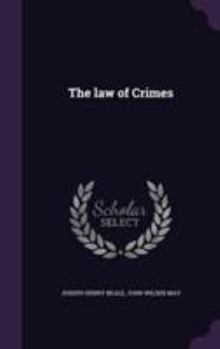 Hardcover The law of Crimes Book