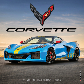 Calendar Corvette 2025 7 X 7 Mini Wall Calendar Book