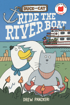 Paperback Duck and Cat Ride the Riverboat Book