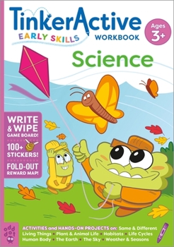 Paperback Tinkeractive Early Skills Science Workbook Ages 3+ Book